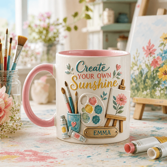 CLOUD MANOR Personalized Mug Create Your Own Sunshine