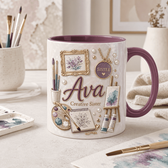 CLOUD MANOR Personalized Mug Creative Sister Gift