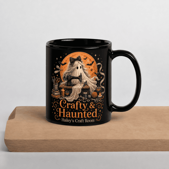CLOUD MANOR Personalized Mug Retro Autumn Ghost Craft Room
