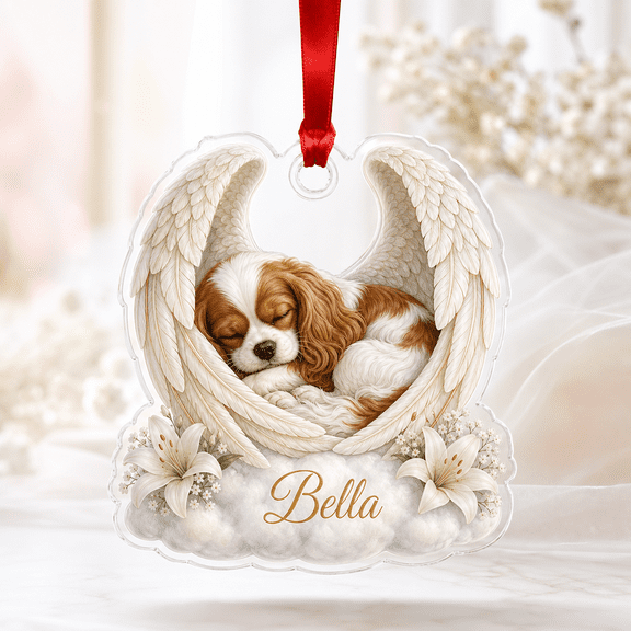 Personalized Ornament Cavalier Dog Memorial