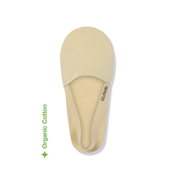 CLOUD NO SHOW SOCKS TERRY BEIGE