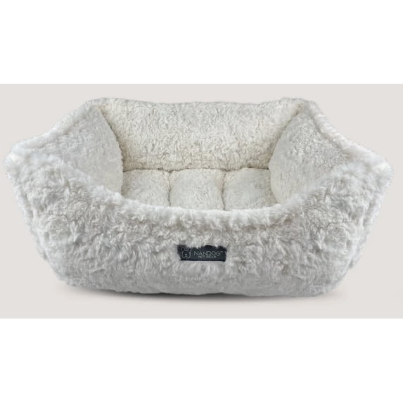 CLOUD REVERSIBLE BED (SHAGGY IVORY)