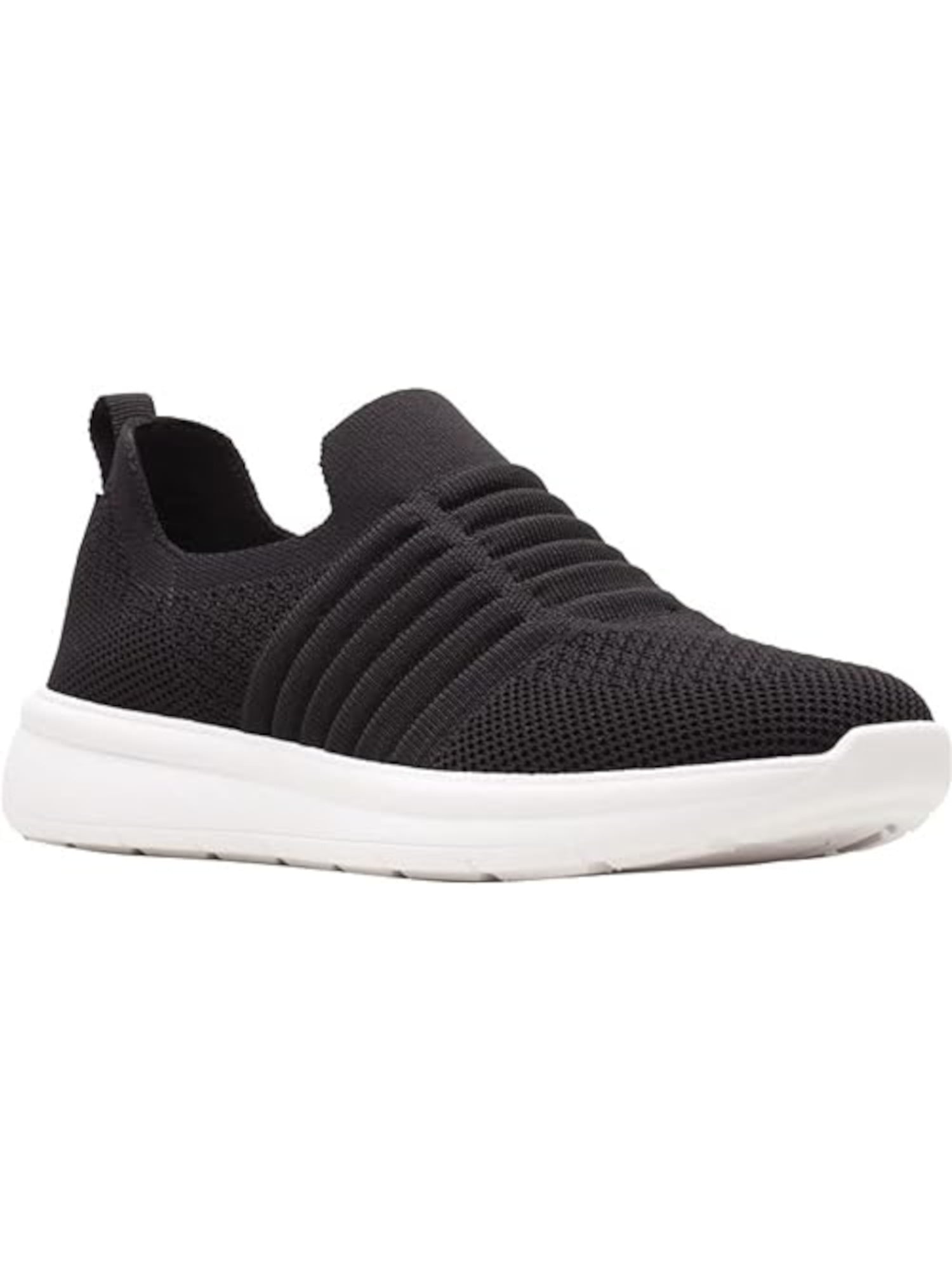 CLOUD STEPPERS BY CLARKS Womens Black Cushioned Ezera Round Toe Slip On ...