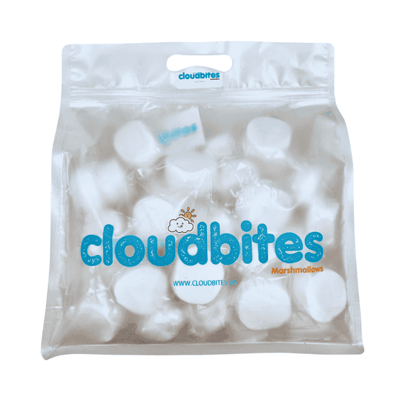 CLOUDBITES Individually Wrapped Marshmallows, 50 Units, Bag