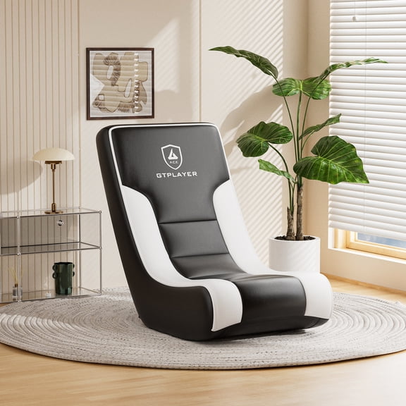 CLOUDREST PRO Floor Gaming Chair for Teens, Video Game Rocker Chair for Bedroom, Game Room