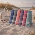 thumbnail image 1 of Cloudscape Oversized Beach Towels Bulk 6 Pack - 39"x71", Highly Absorbent, Sand Free Beach Essentials for Women, Quick Dry Lightweight Pool Towel,&nbsp;Easy Pack Turkish Premium Towel, Multicolor7, 1 of 9
