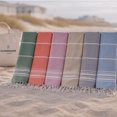 thumbnail image 1 of Cloudscape Turkish Towel Set of 6 - 39"x71" Large Beach Towels, Quick Dry Travel Towel for Adults, Sand Free Beach Essentials for Women, Lightweight Travel Pack Soft Beach Bath Towel, Multicolor3, 1 of 1