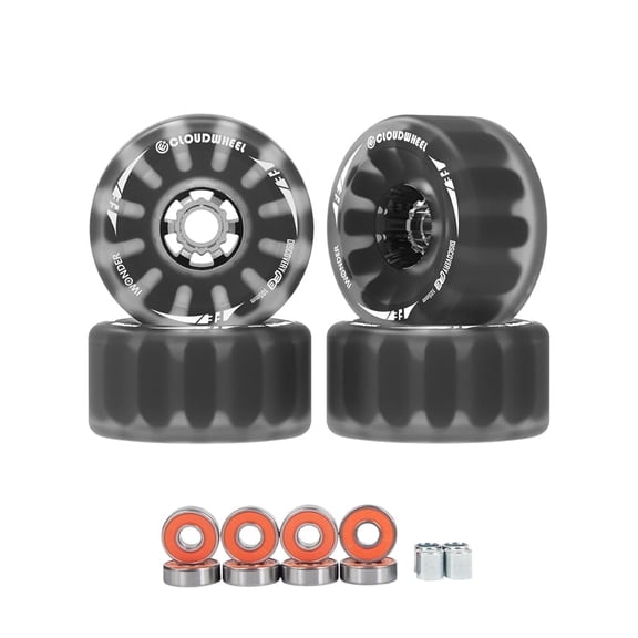 CLOUDWHEEL Discovery FE 105mm Electric Skateboard Wheels,Urban All Terrain Off Road Longboard Wheels (Set of 4)
