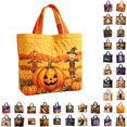 thumbnail image 1 of CLOUJI Halloween Bag Digital Print Embroidered Tote for Work Travel Daily Use Quilted Casual Carryall, 1 of 6