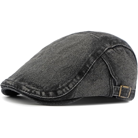 Newsboy Cap for Men Adjustable Flat Ivy Gatsby Cabbie Driving Hat ...
