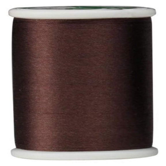 CLOVER 117 Silk Thread Dark Brown, Smooth & Strong Hand Sewing Thread for Quilting, Embroidery & Fine Stitching