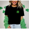 thumbnail image 1 of CLOVER ST PATRICS DAY Plus Graphic Short sleeve T-Shirt, 1 of 3