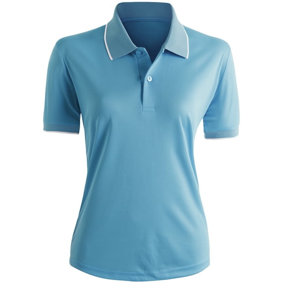 CLOVERY Women's Sportswear 2-Button Placket Polo Short Sleeve Shirt (S-3XL)