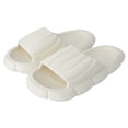 thumbnail image 1 of CLPP'LI Cloud Slides for Kids, Boys Girls Comfy Shower Slippers Slip on Slide Sandals Non-Slip Summer Beach Pool Shoes Creamy White 13, 1 of 3