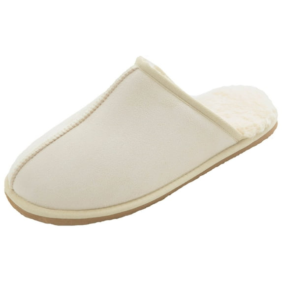 CLPP'LI Mens Slip on Slippers - Beige - 12