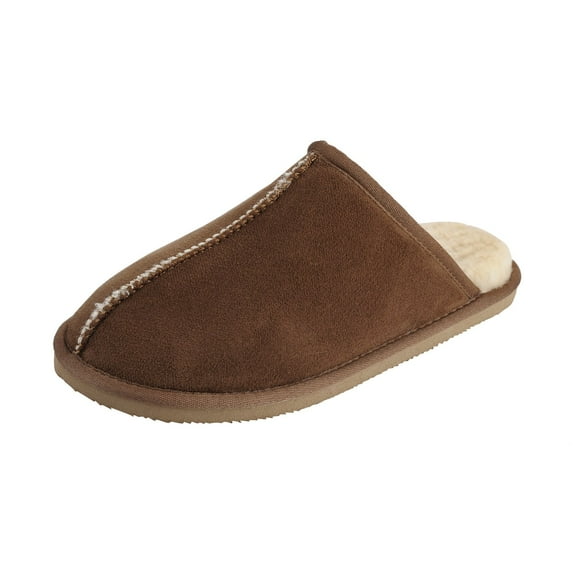 CLPP'LI Mens Slip on Slippers - Tan - 9