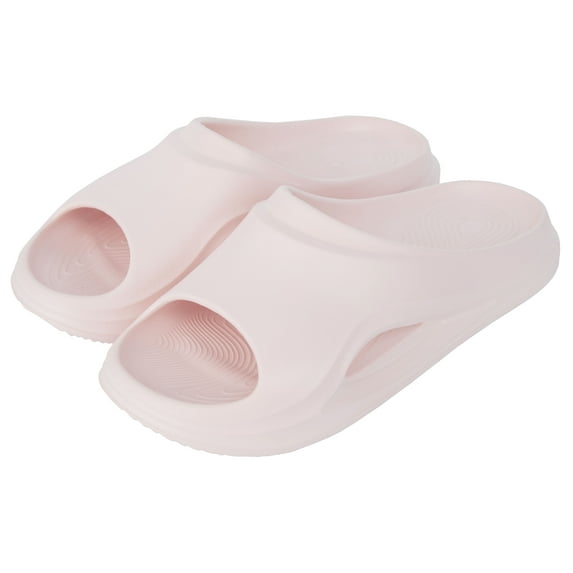 CLPP'LI Slippers for Women Non Slip Quick Drying Shower Slides Bathroom Sandals Pink 11-11.5