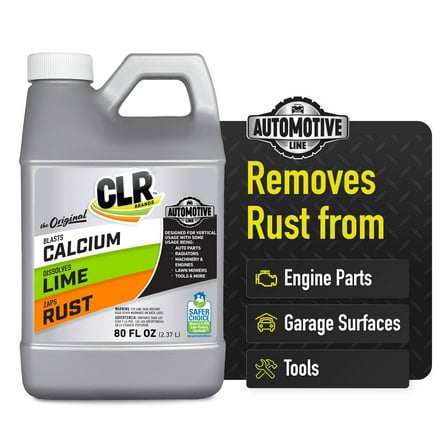 CLR Brands Automotive Calcium, Lime & Rust Remover, 80 oz. Container