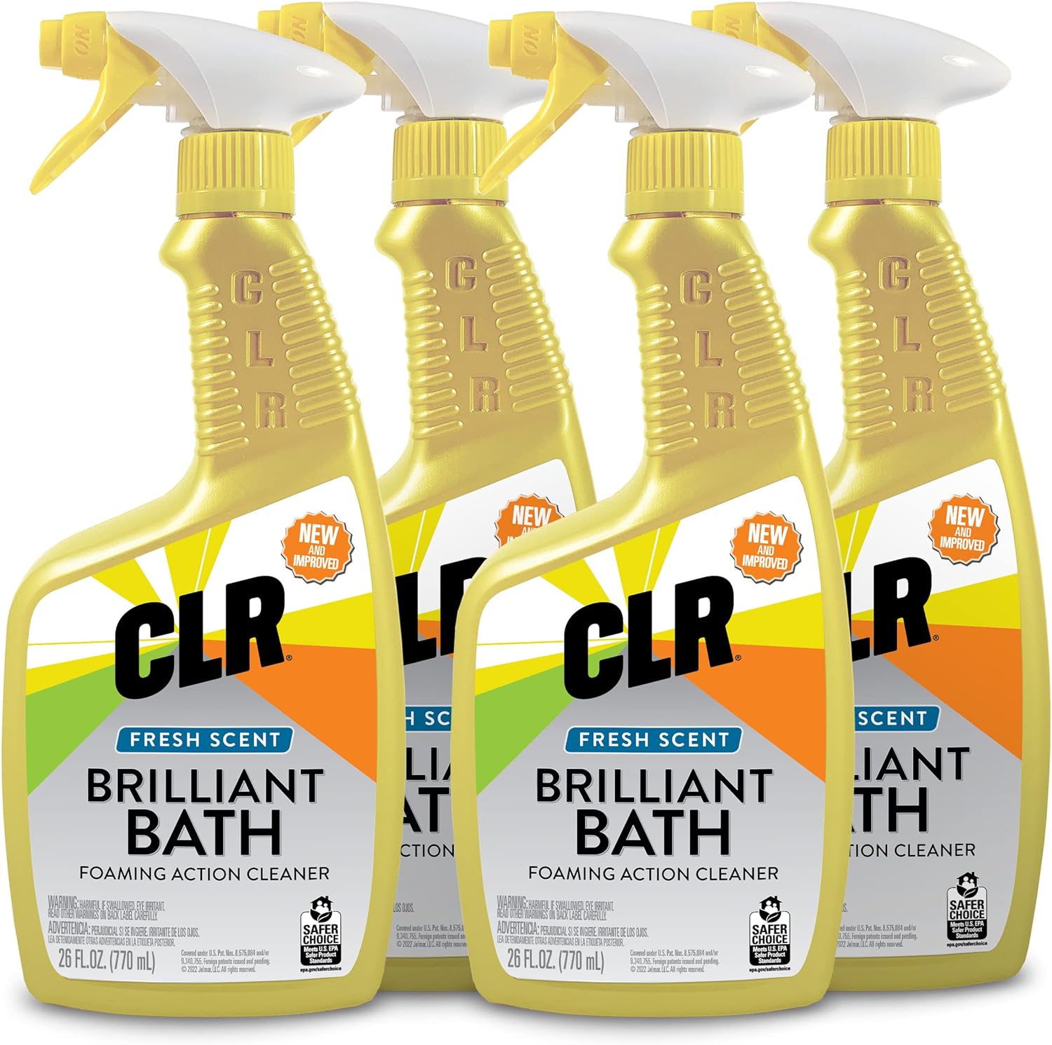 CLR Brilliant Bath Foaming Bathroom Cleaner Spray For Use On Toilet