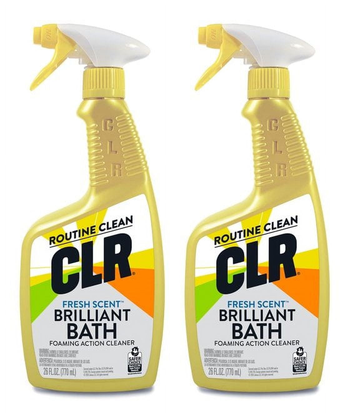 CLR Brilliant Bath Foaming MultiSurface Cleaner, Fresh Scent, 26 fl oz