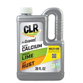 CLR Calcium Lime and Rust Remover, Multi-Use Household Cleaner, EPA Safer Choice, 28 oz
