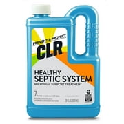 CLR Healthy Septic System Tank Treatment, Industrial Strength, EPA Safer Choice, 28 fl oz Jug