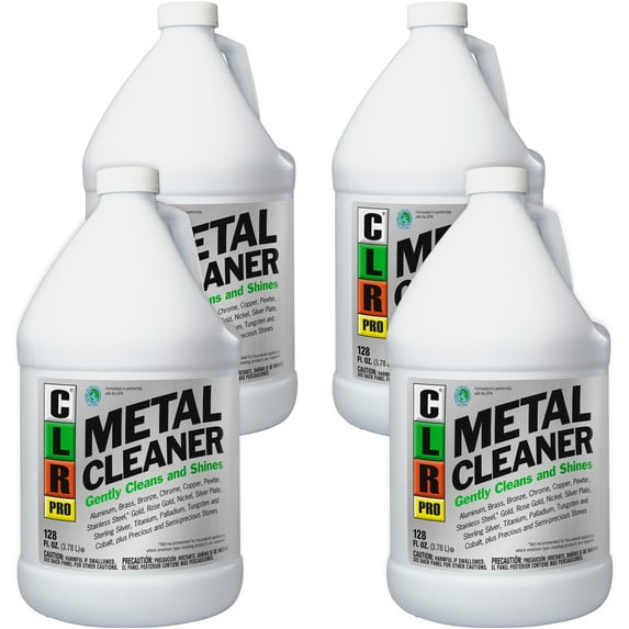 Metal Cleaner, 128oz Bottle, 4/carton