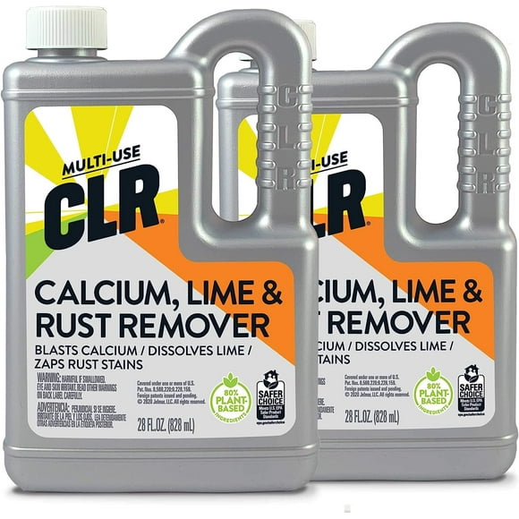 CLR Multi-Use Calcium, Lime & Rust Remover, 28 Ounce Bottle Pack of 2