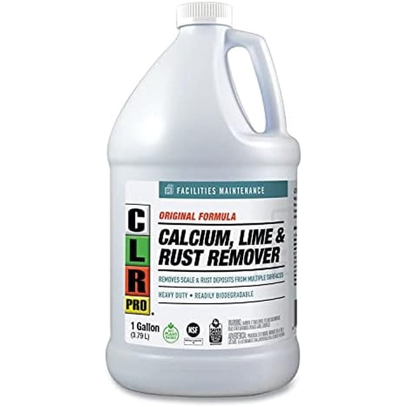 CLR PRO CL4PRO Calcium, Lime and Rust Remover, 1 gal Bottle, 4/Carton