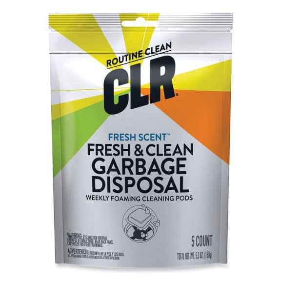 1Pack CLR PRO Fresh and Clean Garbage Disposal, Fresh Scent, 5 Pods/Pack, 6 Packs (GDC6PRO)