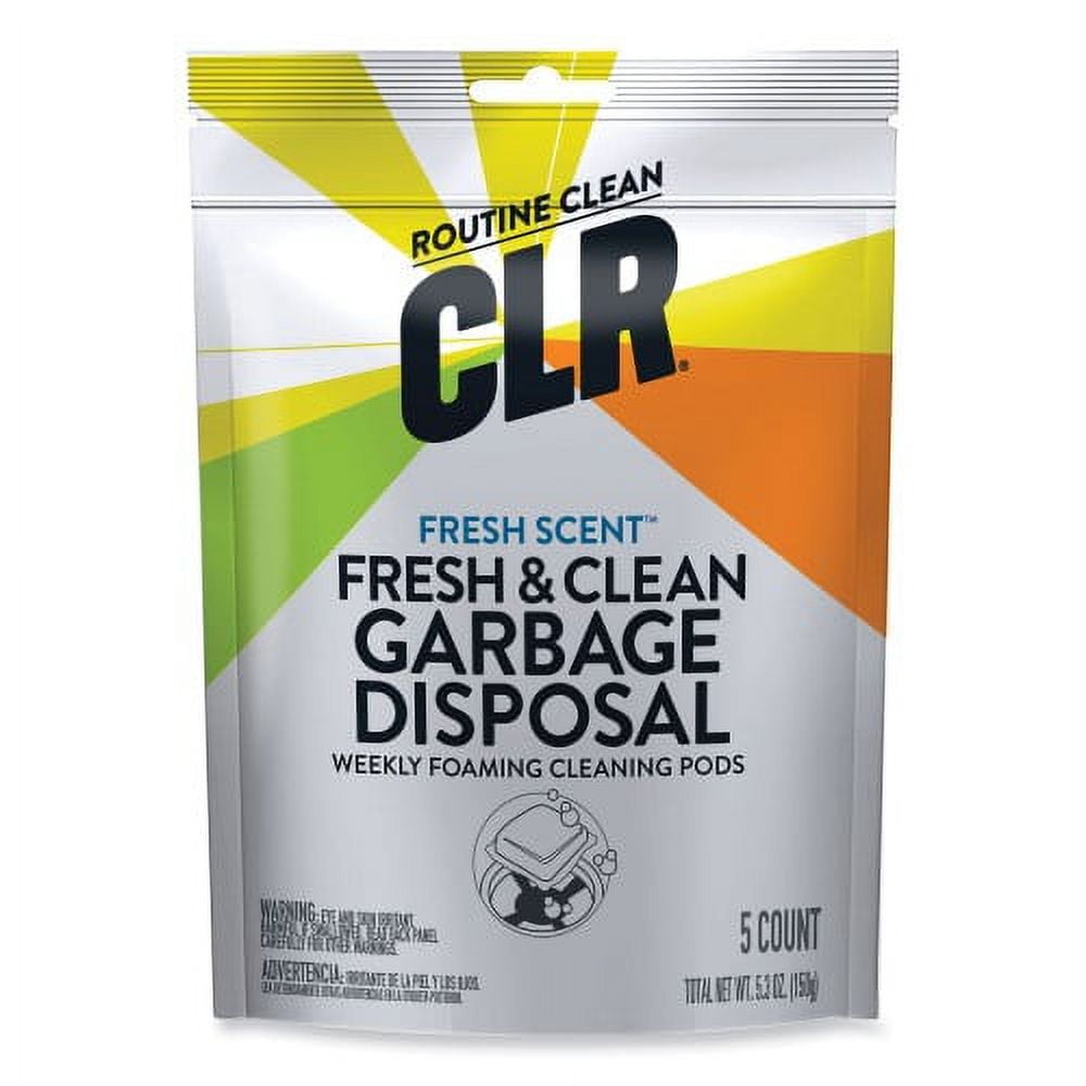 CLR PRO Fresh and Clean Garbage Disposal, Fresh Scent, 5 Pods/Pack, 6 Packs (GDC6PRO)