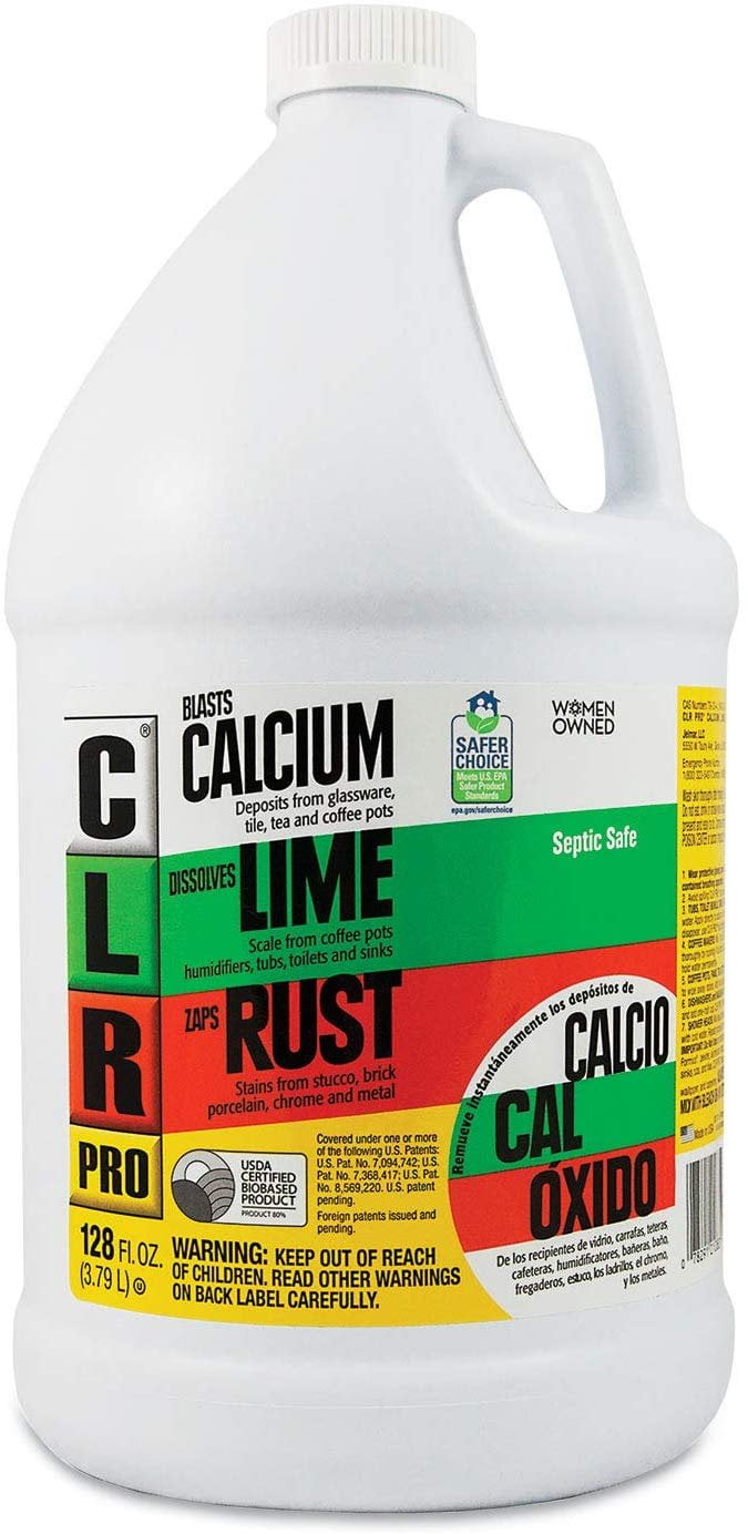 CLR Pro CL4Pro Calcium, Lime and Rust Remover, 1 Gallon Pack of 4