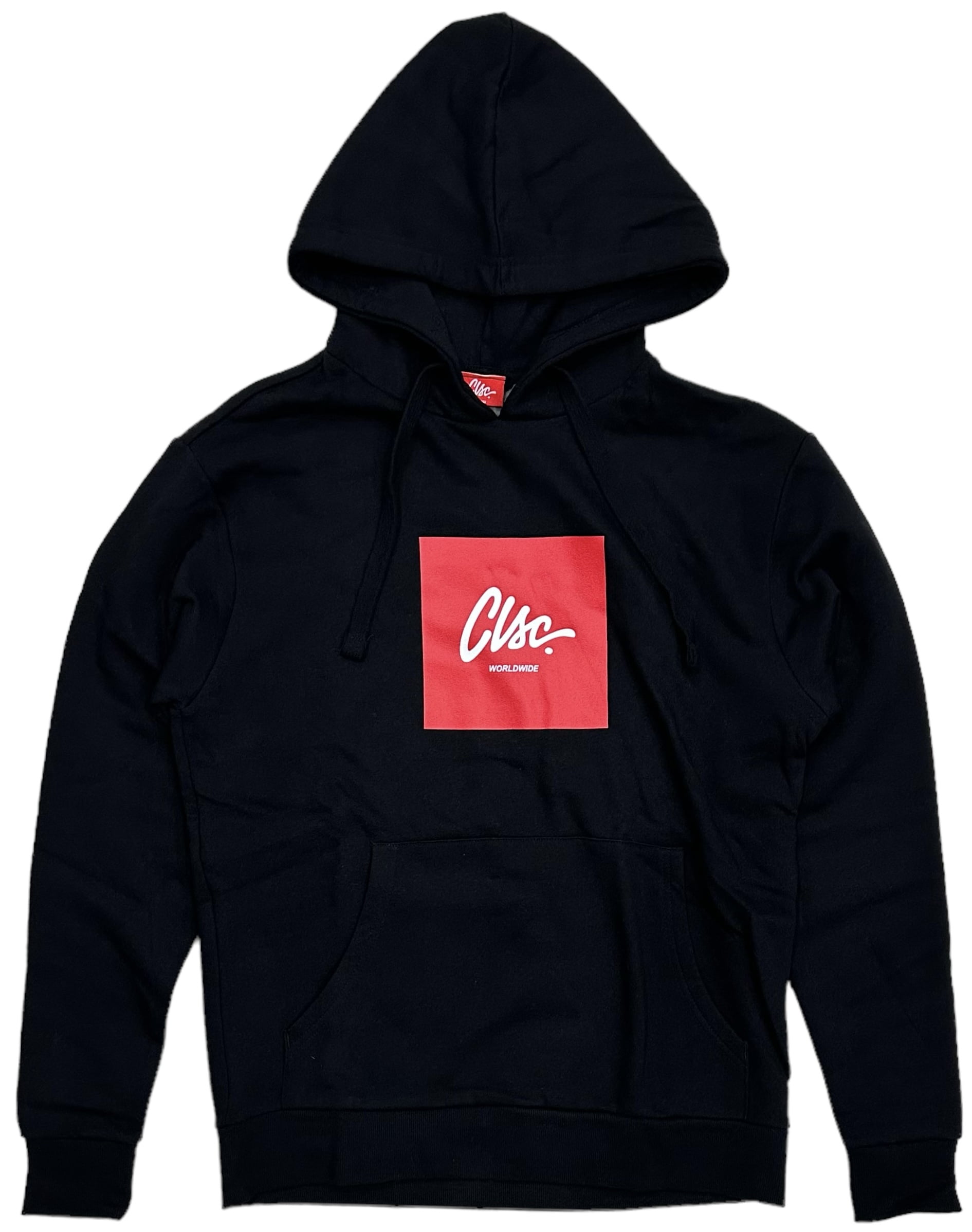 CLSC Life Streetwear Clothing Men's Box Logo Graphic Fleece Hoodie  Sweatshirt (Medium, Black) - Walmart.com, image size:1891x2398