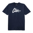 thumbnail image 1 of CLSC Life Streetwear Clothing Men's Cursive Script Logo Tee T-Shirt (Medium, Navy), 1 of 1