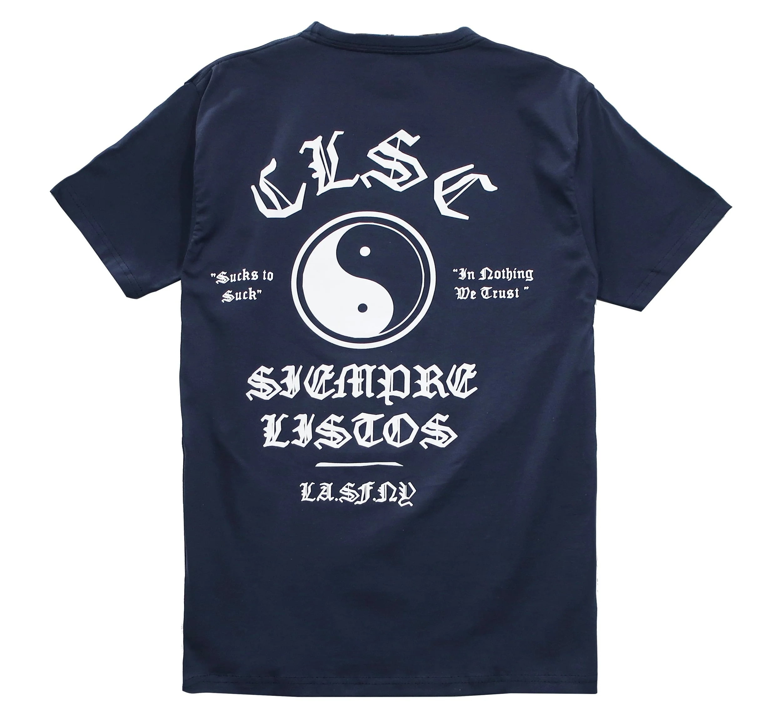 CLSC Life Streetwear Clothing Men's Ying \u0026 Yang Graphic Print Tee T-Shirt  (Medium, Navy) - Walmart.com, image size:2500x2300