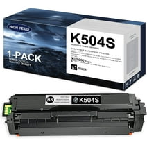 CLT-K504S K504S Black Toner Cartridge Replacement for Samsung K504S 504S Toner for Xpress C1810W C1860FW CLP 415NW CLP 470 CLP 475 Printe Ink
