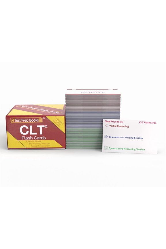 CLT Study Cards 2025-2026: Exam Prep and Practice Test Questions for the Classic Learning Test [Full Color Cards]