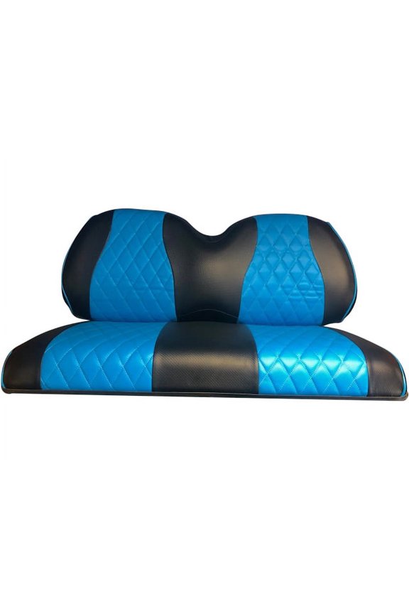 CLUB CAR PRECEDENT / YAMAHA DRIVE AND G29 Front Seat Covers | Diamond Stitching | SKYBLUE