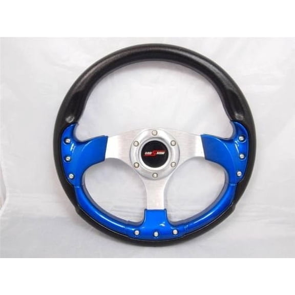 CLUB CAR PRECEDENT steering wheel golf cart W/ billet polished Adapter 3 spoke"