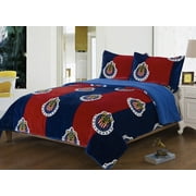 CLUB CHIVAS MEXICAN SOCCER BLANKET WITH SHERPA SOFTY THICK AND WARM 2 PCS TWIN SIZE