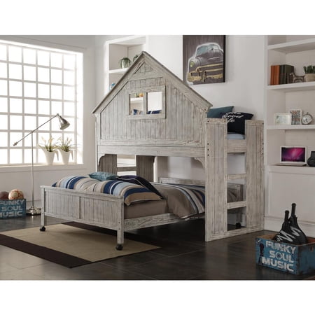 Donco Trading Club House Tall Loft W/Full Caster Bed