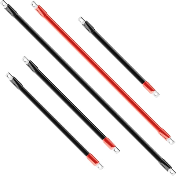 CLUBRALLY Golf Cart Battery Cables Power Wiring Kit, 2 Gauge Battery Cable for EZGO RXV Golf Carts