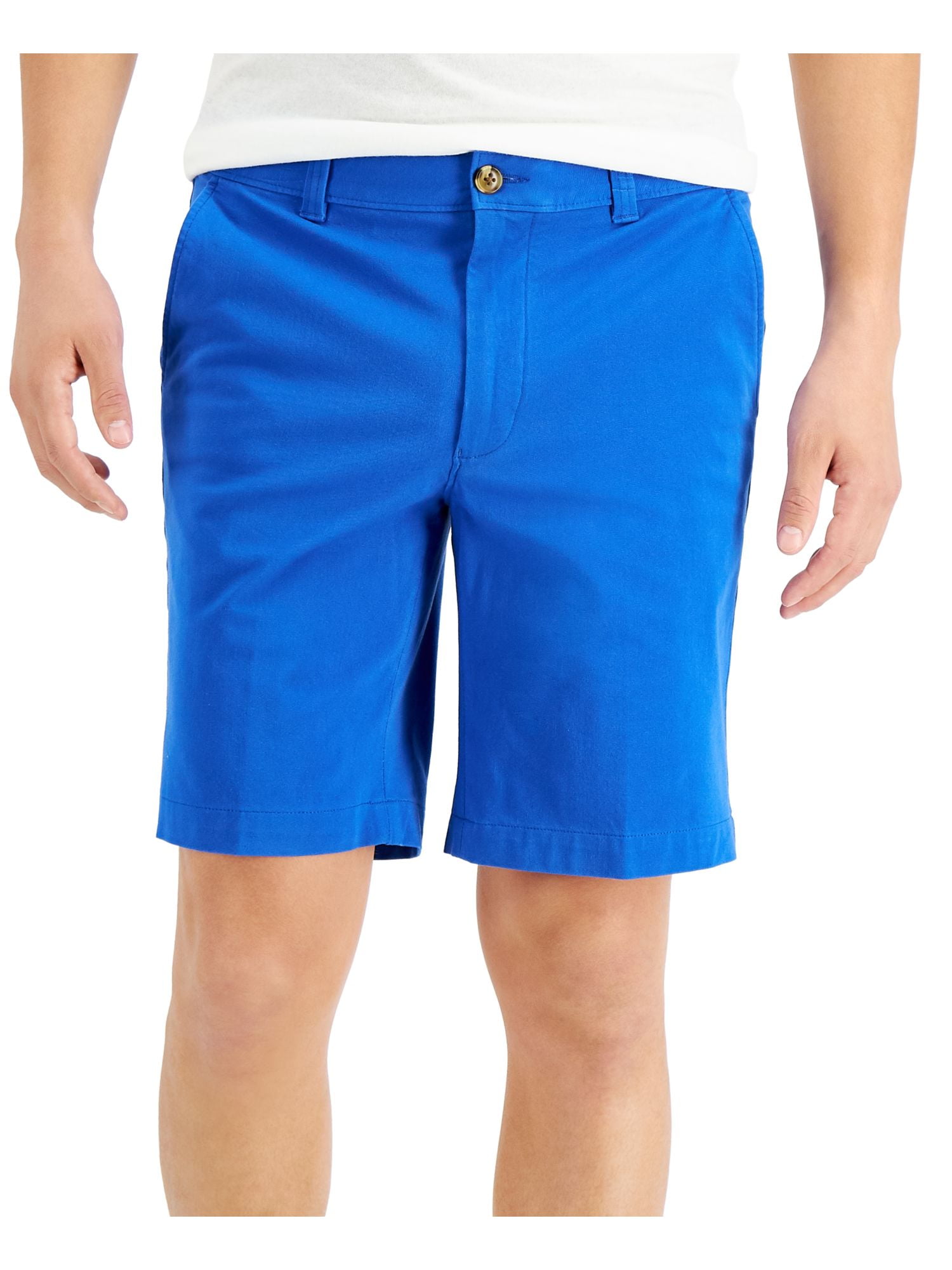 CLUBROOM Mens Blue Expandable Waist Straight Leg Regular Fit