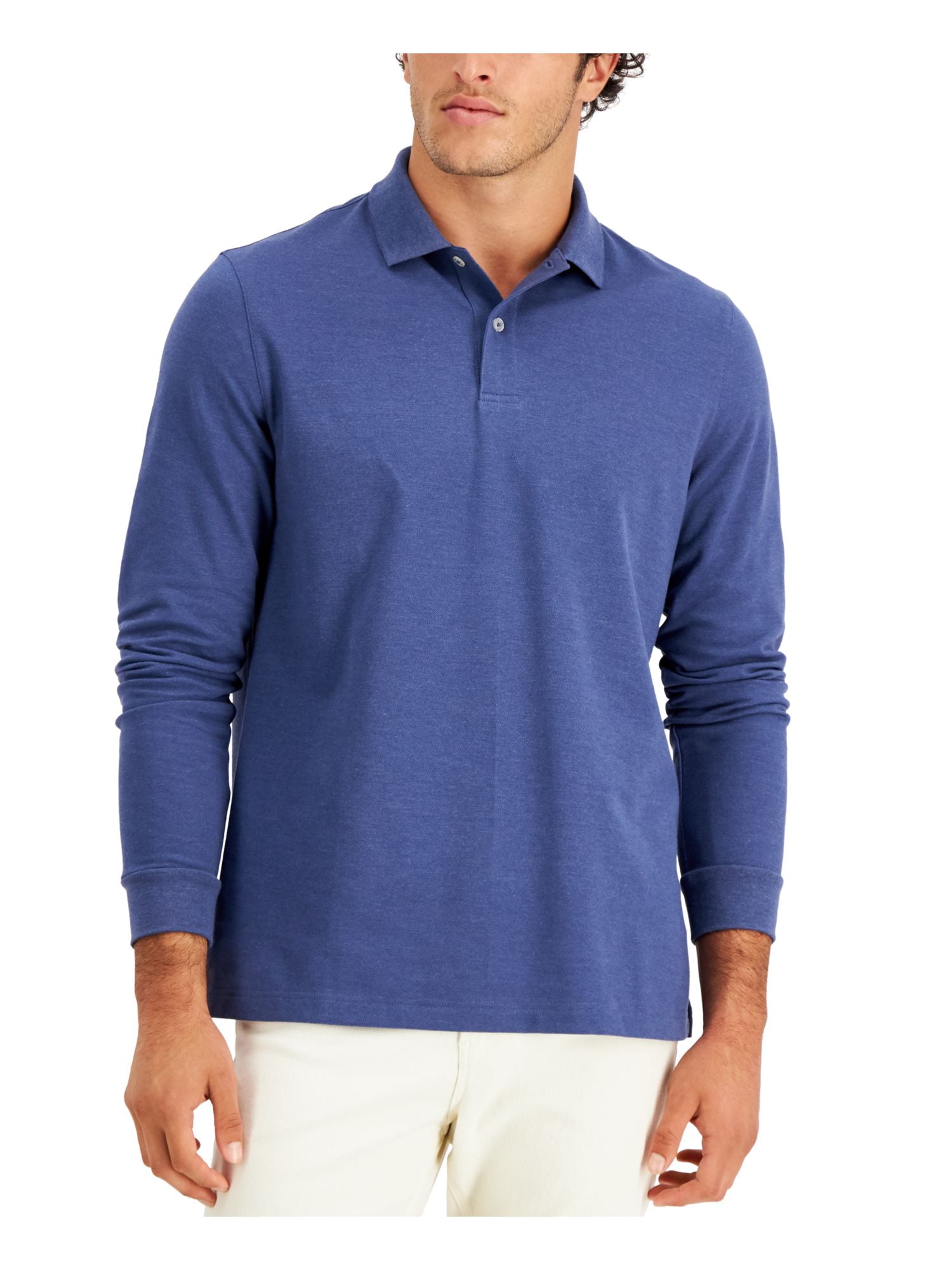 Club room long sleeve polo shirts outlet