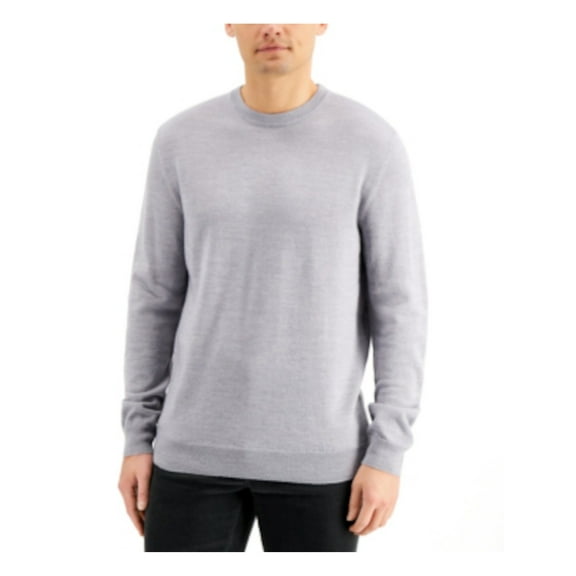 CLUBROOM Mens Gray Crew Neck Pullover Sweater XXL