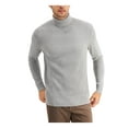 thumbnail image 1 of CLUBROOM Mens Gray Long Sleeve Turtle Neck Classic Fit Pullover Sweater M, 1 of 2