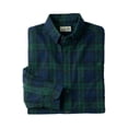thumbnail image 1 of CLUBROOM Mens Green Windowpane Plaid Collared Classic Fit Flannel Dress Shirt S, 1 of 2