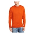 thumbnail image 1 of CLUBROOM Mens Orange Crew Neck Sweater S, 1 of 2