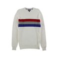 thumbnail image 1 of CLUBROOM Mens Ski Ivory Color Block Long Sleeve Crew Neck Classic Fit Pullover Sweater 3XL, 1 of 2