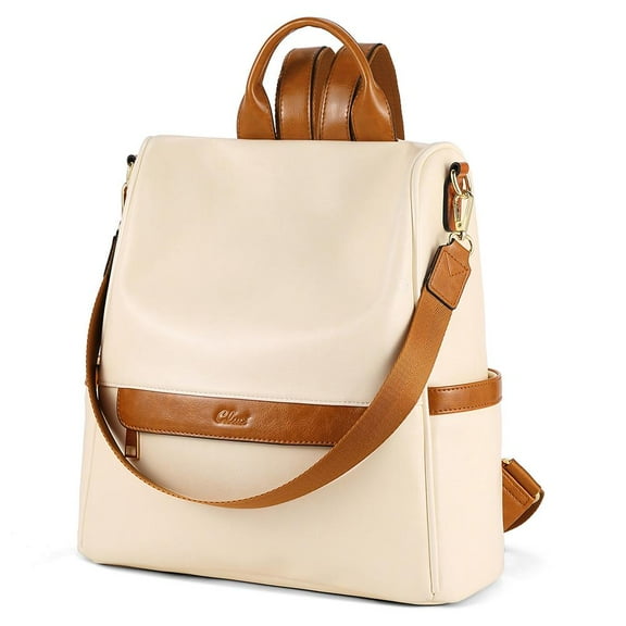 CLUCI Women Backpack Purse Fashion Leather Large Designer Travel Bag Ladies Shoulder Bags